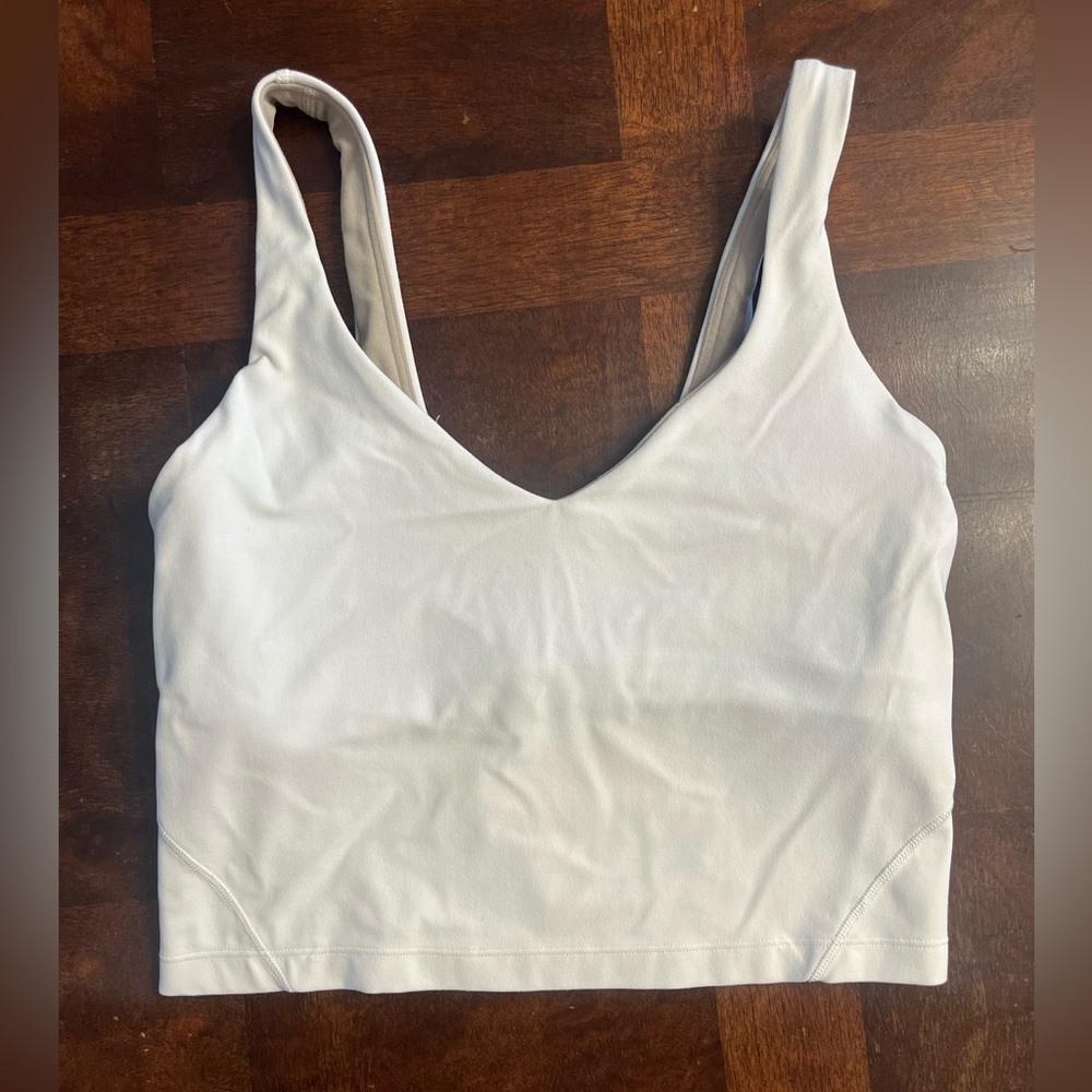 Lululemon Align Tank Top White Size 4 - No Pads/Tag Authentic